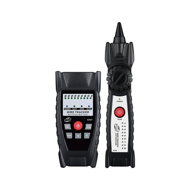 Кабельный тестер цифровой BENETECH GT67 помехоустойчивый, фото  | SNABZHENIE.com.ua
