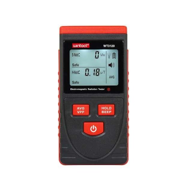 Детектор электромагнитного поля WINTACT WT3120 (1-1999В/м, 0.01-99,99μt), фото  | SNABZHENIE.com.ua