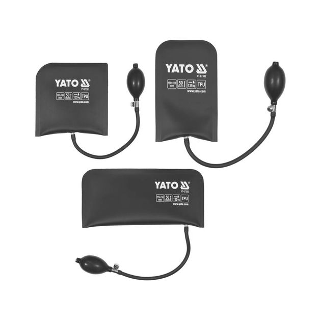 Монтажные надувные подушки YATO, 135 кг, 50 мм, 3 шт. (YT-67385), фото  | SNABZHENIE.com.ua