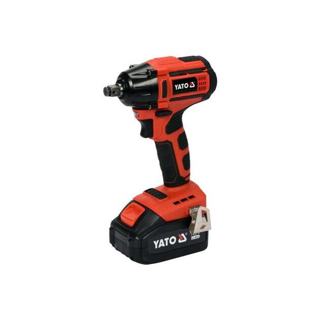 Гайковерт ударный аккумуляторный YATO 1/2", 18 В, 250 Нм, кейс, фото  | SNABZHENIE.com.ua