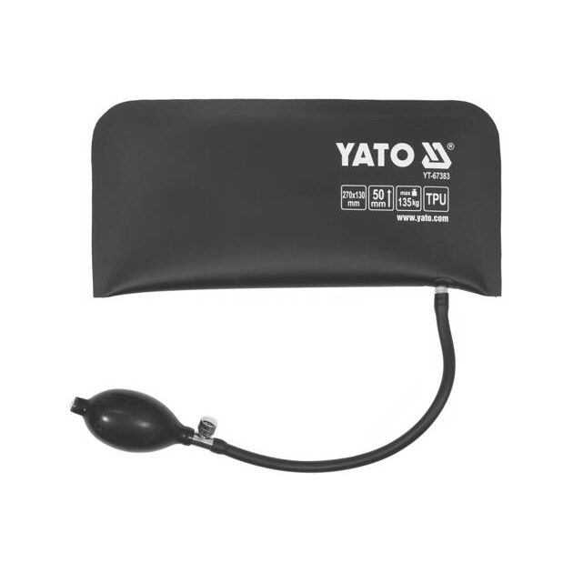 Надувная монтажная подушка YATO, 135 кг, 50 мм, 270 х 130 мм, фото  | SNABZHENIE.com.ua