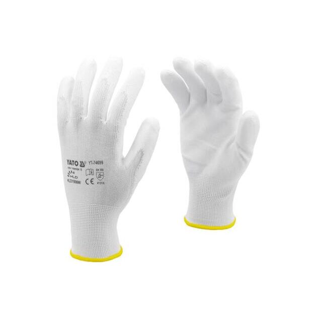 Перчатки YATO NYLON, розмір 10 (YT-7470), фото  | SNABZHENIE.com.ua