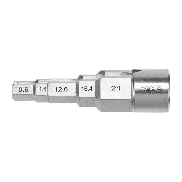 Ключ ступенчатый YATO 1/2" для головок 3/8" Cr-V (YT-03317), фото  | SNABZHENIE.com.ua