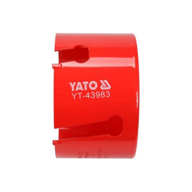 Сверло коронка YATO 102x60мм для силикатов и керамики 5/8-18UNF, фото  | SNABZHENIE.com.ua
