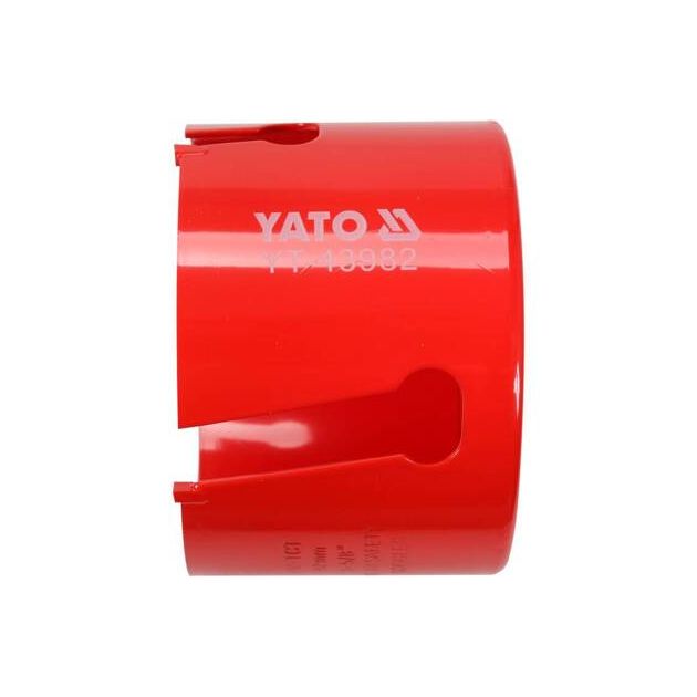 Сверло коронка YATO 92x60мм по силикату и керамике, 5/8-18UNF, фото  | SNABZHENIE.com.ua