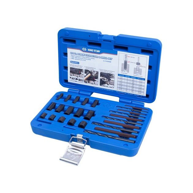 Набор экстракторов сломаных шпилек 25 ед., фото , изображение 2 | SNABZHENIE.com.ua Набор экстракторов сломаных шпилек 25 ед., фото , изображение 2 | SNABZHENIE.com.ua