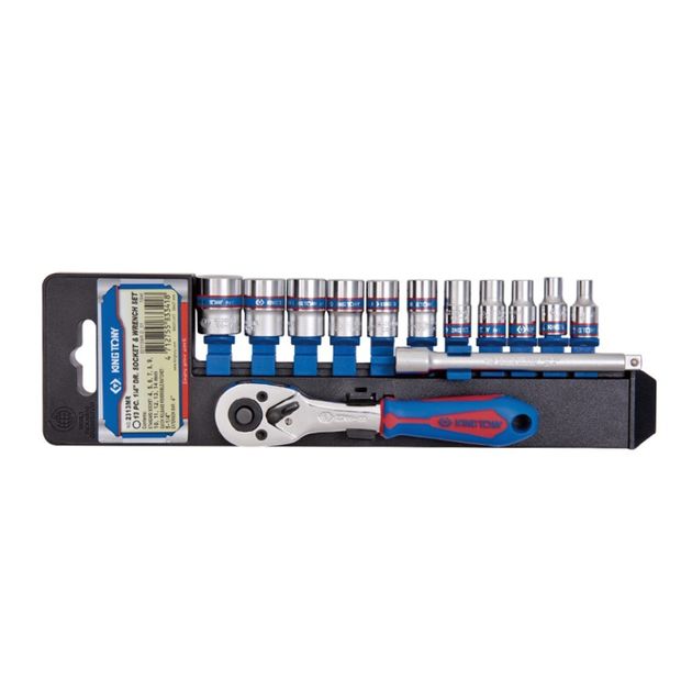 Набор головок 1/4&quot; 13 ед. 6-ти гранные (8-13mm) в холдере, фото  | SNABZHENIE.com.ua