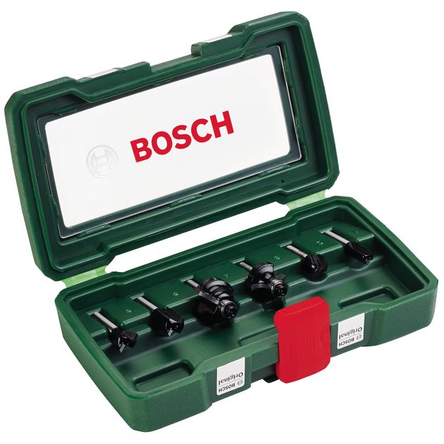 Набор фрез Bosch Expert для дерева 6 мм, 6 шт (2607019464), фото  | SNABZHENIE.com.ua