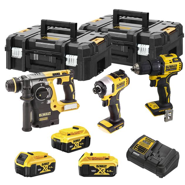Набор из 3-х инструментов DeWALT DCK377P3T бесщёточный, фото  | SNABZHENIE.com.ua