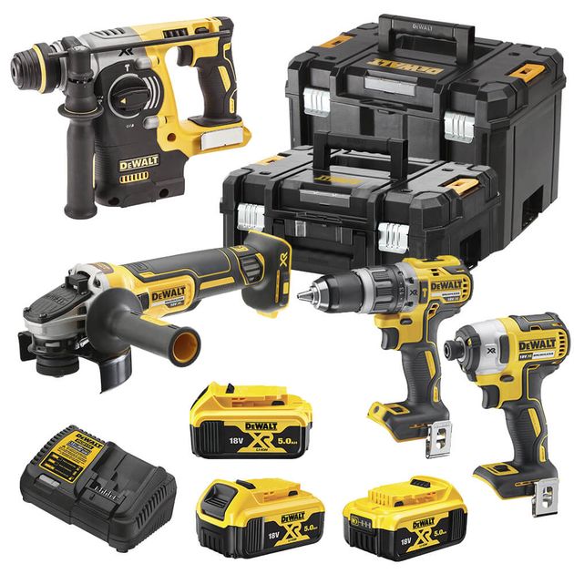 Набір з чотирьох інструментів безщіткових DeWALT DCK422P3T, фото  | SNABZHENIE.com.ua