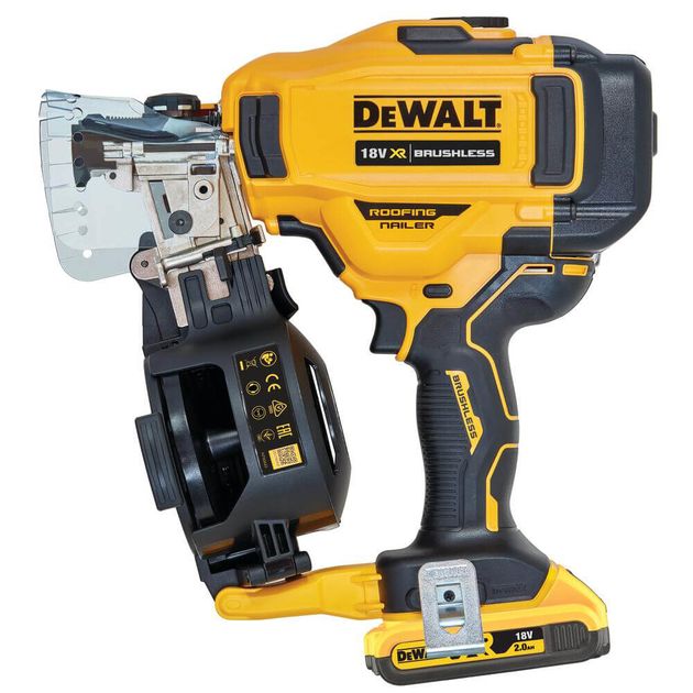 Аккумуляторный бесщёточный гвоздезабивной пистолет DeWALT DCN45RND2, фото  | SNABZHENIE.com.ua
