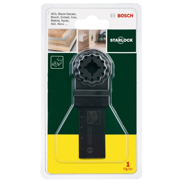 Пильне полотно Bosch Starlock HCS Wood 24х50 мм (2607017347), фото , зображення 2 | SNABZHENIE.com.ua Пильне полотно Bosch Starlock HCS Wood 24х50 мм (2607017347), фото , зображення 2 | SNABZHENIE.com.ua