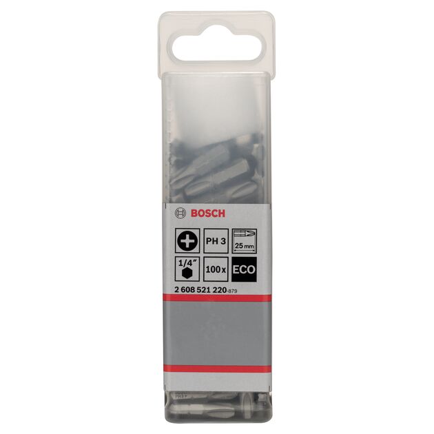 Бита Bosch PH 3 x 25 мм, 100 шт (2608521220), фото , изображение 2 | SNABZHENIE.com.ua