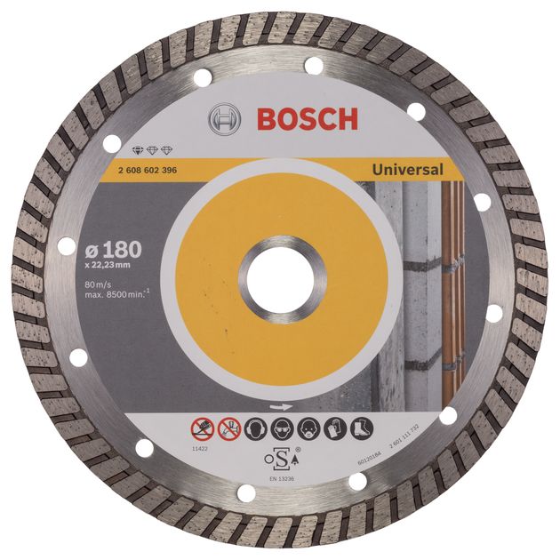 Алмазний круг Bosch Standard for Universal Turbo, 180 мм (2608602396), фото  | SNABZHENIE.com.ua