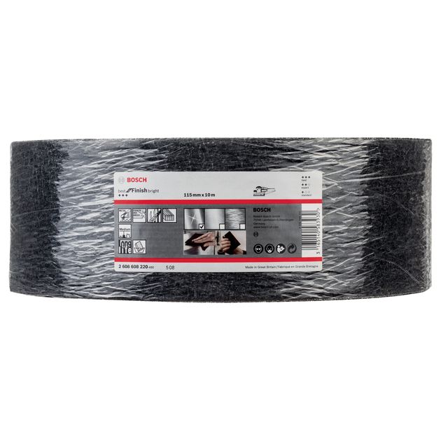 Нетканий абразив в рулоні Bosch Medium S, 115x10000 мм (2608608220), фото , зображення 2 | SNABZHENIE.com.ua Нетканий абразив в рулоні Bosch Medium S, 115x10000 мм (2608608220), фото , зображення 2 | SNABZHENIE.com.ua