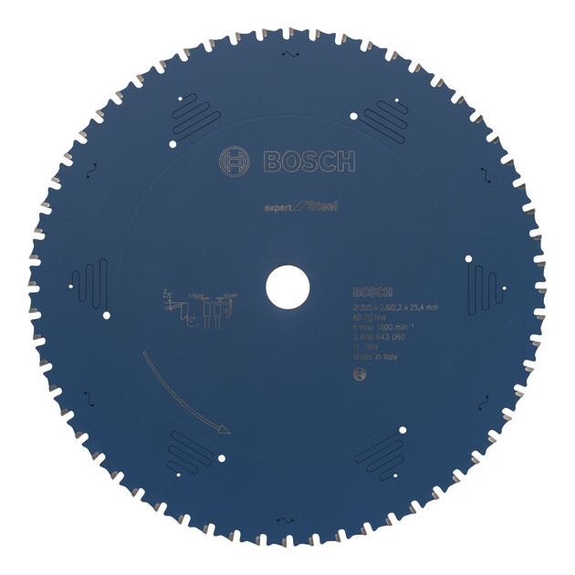 Пильные диски 305 x 25,4 мм 60 Expert for Steel (2608643060), фото  | SNABZHENIE.com.ua