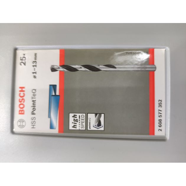 Сверла по металлу 1-13 мм, HSS PointTeQ, 25 шт., BOSCH, фото , изображение 14 | SNABZHENIE.com.ua Сверла по металлу 1-13 мм, HSS PointTeQ, 25 шт., BOSCH, фото , изображение 14 | SNABZHENIE.com.ua