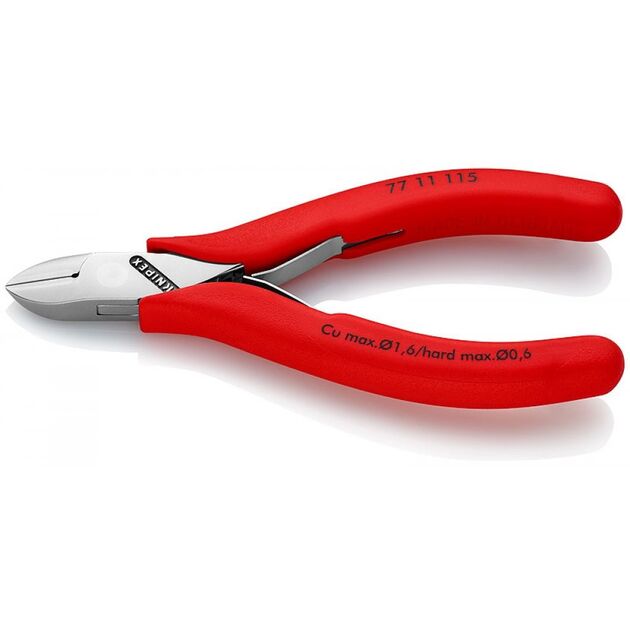 Кусачки бокові для електроніки KNIPEX 77 11 115, фото  | SNABZHENIE.com.ua