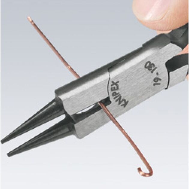 Круглогубці з ріжучою кромкою KNIPEX 19 01 130, фото , изображение 3 | SNABZHENIE.com.ua Круглогубці з ріжучою кромкою KNIPEX 19 01 130, фото , изображение 3 | SNABZHENIE.com.ua