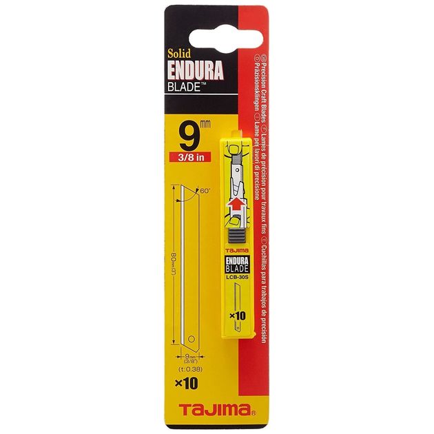 Лезвие 9мм TAJIMA SOLID Endura-Blade, 10 шт, LCB30SC, фото  | SNABZHENIE.com.ua