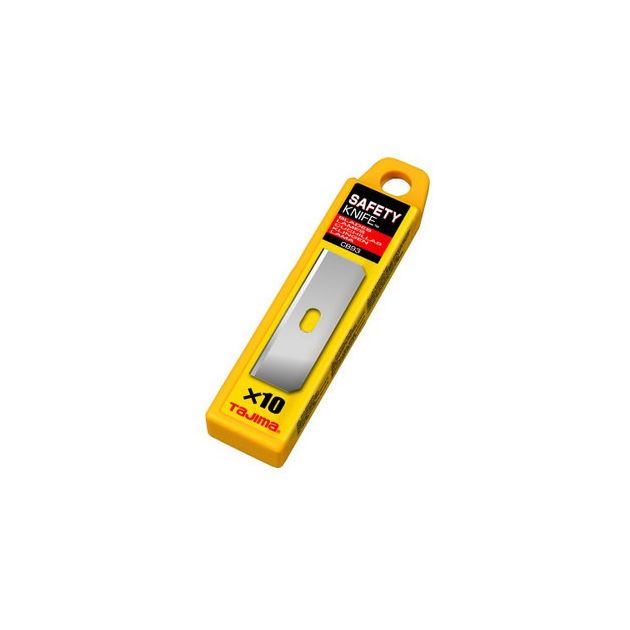 Змінні леза 18мм TAJIMA CB93H для безпечного ножа TAJIMA Safety knife LC959X, 10шт, фото  | SNABZHENIE.com.ua