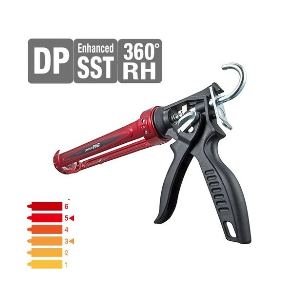 Пістолет для герметика TAJIMA CONVOY RS Dual Power CNV-RS, змінне зусилля, CNV100RS, фото  | SNABZHENIE.com.ua
