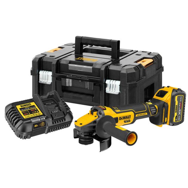 Шлифмашина угловая DeWALT DCG409T1 аккумуляторная бесщёточная, фото  | SNABZHENIE.com.ua