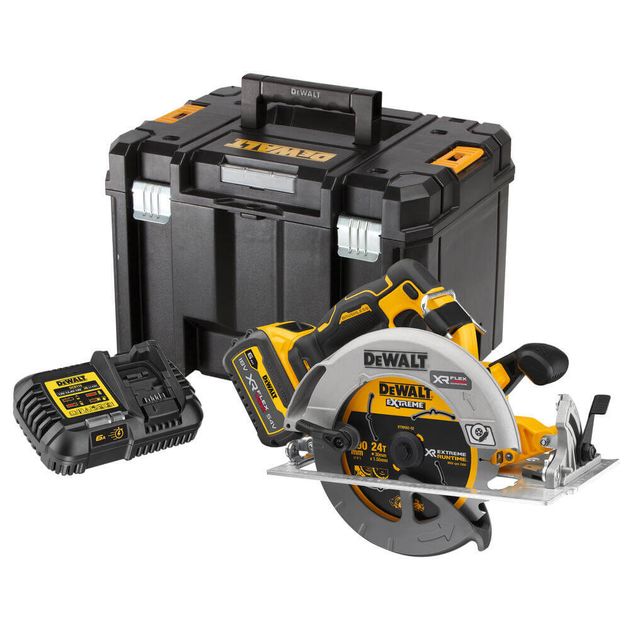 Дисковая аккумуляторная пила DeWALT DCS573T1, бесщеточная, фото  | SNABZHENIE.com.ua