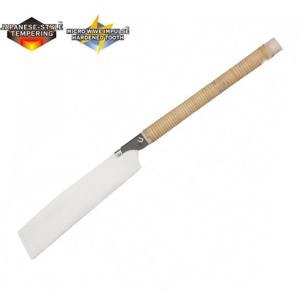 Японская ручная пила TAJIMA с рукояткой из ротанга, 265 мм, фото  | SNABZHENIE.com.ua