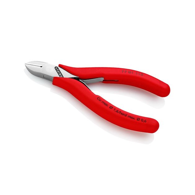 Кусачки бокові для електроніки KNIPEX 77 01 115, фото  | SNABZHENIE.com.ua