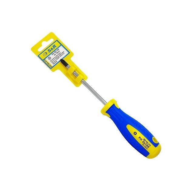 Отвертка S&R S2 PH2, 100 мм, фото , изображение 2 | SNABZHENIE.com.ua Отвертка S&R S2 PH2, 100 мм, фото , изображение 2 | SNABZHENIE.com.ua