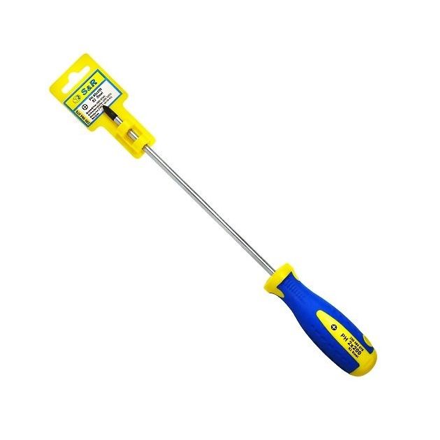Отвертка S&R серії S2 з профілем PH2 х 200 мм, фото , зображення 5 | SNABZHENIE.com.ua Отвертка S&R серії S2 з профілем PH2 х 200 мм, фото , зображення 5 | SNABZHENIE.com.ua