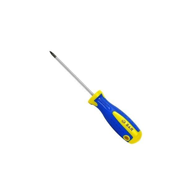 Отвертка S&R S2 PZ0 75мм, фото  | SNABZHENIE.com.ua