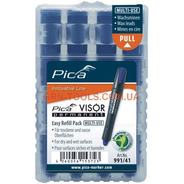 Сменные синие грифели PICA VISOR для маркера Longlife 991/41, фото  | SNABZHENIE.com.ua