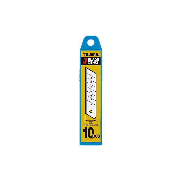 Сегментные лезвия 22 мм TAJIMA Endura J- Blade, 10 шт., фото  | SNABZHENIE.com.ua
