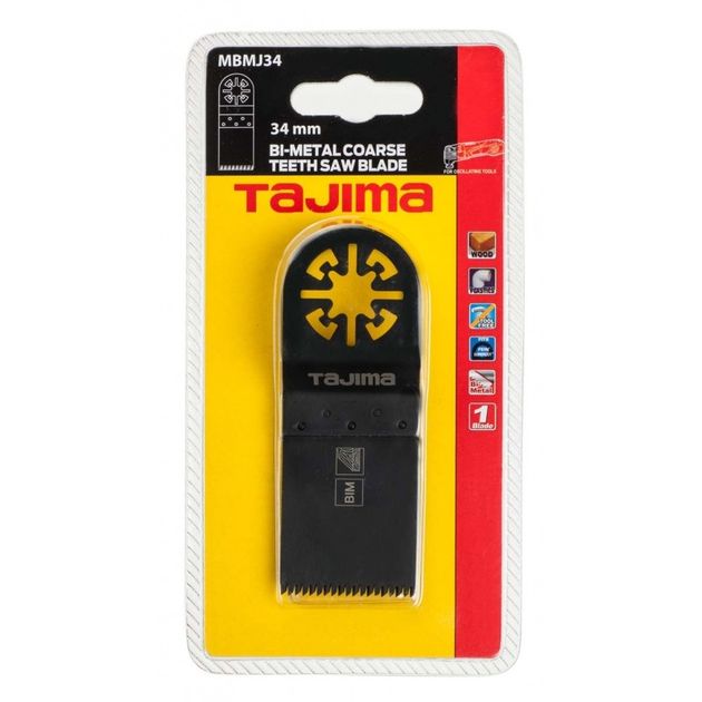 Сменное полотно TAJIMA BI-METAL, 40*34мм, для мультитула, зубы грубые, фото  | SNABZHENIE.com.ua