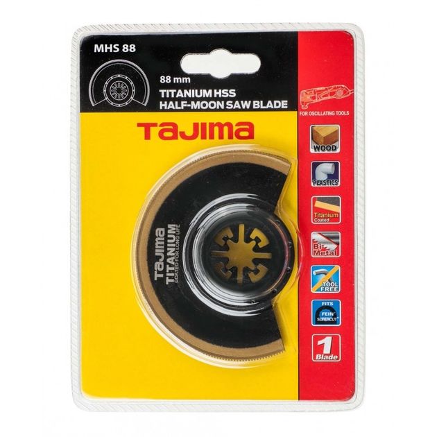 Полотно TAJIMA TITANIUM HSS для мультитула MHS88, 88мм, фото  | SNABZHENIE.com.ua