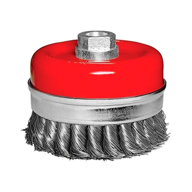 Щетка чашечная для УШМ Heavy Duty, 80 мм, М14, MATRIX, фото  | SNABZHENIE.com.ua