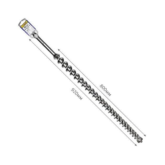 Бур S&R SDS-max 40 х 920 для бетона, фото  | SNABZHENIE.com.ua