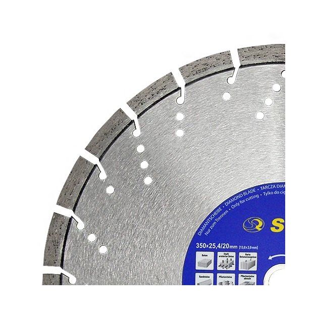 Диск отрезний сегментний S&R по бетону Supreme 350, фото , зображення 2 | SNABZHENIE.com.ua