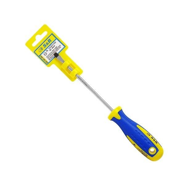 Отвертка S&R серії S2 з профілем SL5.5 х 1.0 x 125 мм, фото , зображення 2 | SNABZHENIE.com.ua Отвертка S&R серії S2 з профілем SL5.5 х 1.0 x 125 мм, фото , зображення 2 | SNABZHENIE.com.ua