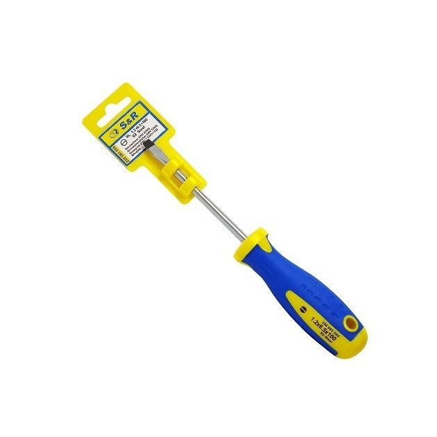 Отвертка S&R S2 SL6.5 x 1.2 x 100мм, фото , изображение 3 | SNABZHENIE.com.ua Отвертка S&R S2 SL6.5 x 1.2 x 100мм, фото , изображение 3 | SNABZHENIE.com.ua