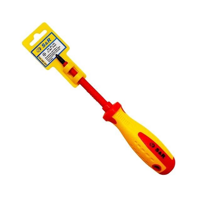 Отвертка S&R PH2 х 100мм 1000 V, фото , зображення 5 | SNABZHENIE.com.ua Отвертка S&R PH2 х 100мм 1000 V, фото , зображення 5 | SNABZHENIE.com.ua