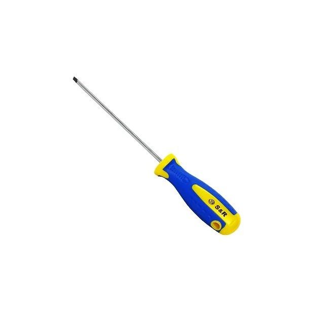 Отвертка S&R серії S2 з профілем SL3 х 0.5 x 100 мм, фото  | SNABZHENIE.com.ua