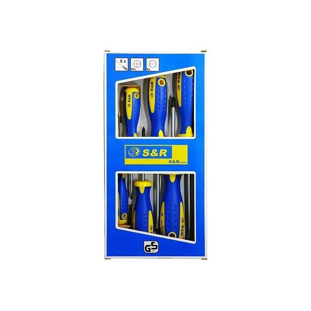 Отвертки S&R S2, 6 шт., фото  | SNABZHENIE.com.ua