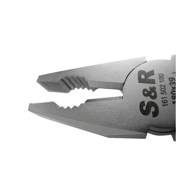 Плоскогубці S&R 180 мм комбіновані 1000 V, фото , зображення 6 | SNABZHENIE.com.ua
