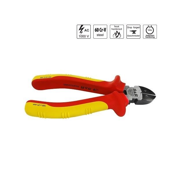 Бокорезы S&R 160 мм 1000 V, фото , изображение 10 | SNABZHENIE.com.ua Бокорезы S&R 160 мм 1000 V, фото , изображение 10 | SNABZHENIE.com.ua
