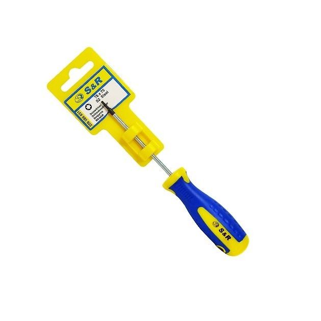 Отвертка S&R серії S2 з профілем TX6 х 75мм, фото , зображення 3 | SNABZHENIE.com.ua Отвертка S&R серії S2 з профілем TX6 х 75мм, фото , зображення 3 | SNABZHENIE.com.ua