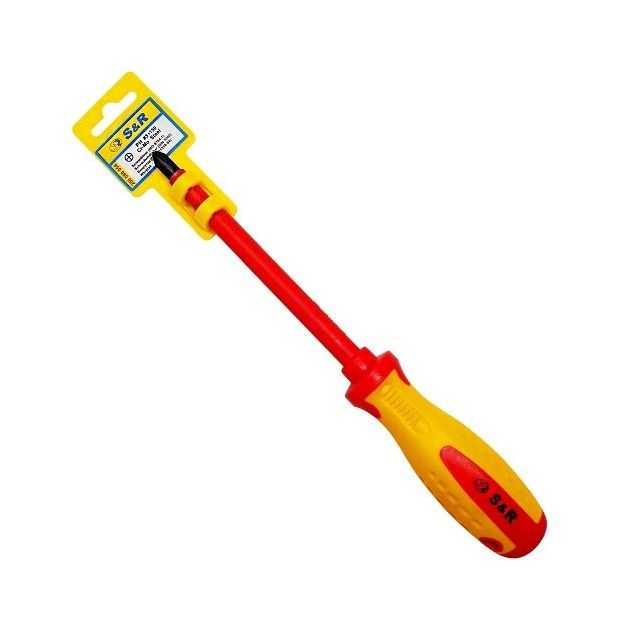 Отвертка S&R з профілем PH3 х 150мм 1000 V, фото , зображення 5 | SNABZHENIE.com.ua