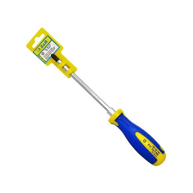 Отвертка S&R S2 PH3 150мм с усиленным шестигранным жалом, фото , изображение 3 | SNABZHENIE.com.ua Отвертка S&R S2 PH3 150мм с усиленным шестигранным жалом, фото , изображение 3 | SNABZHENIE.com.ua